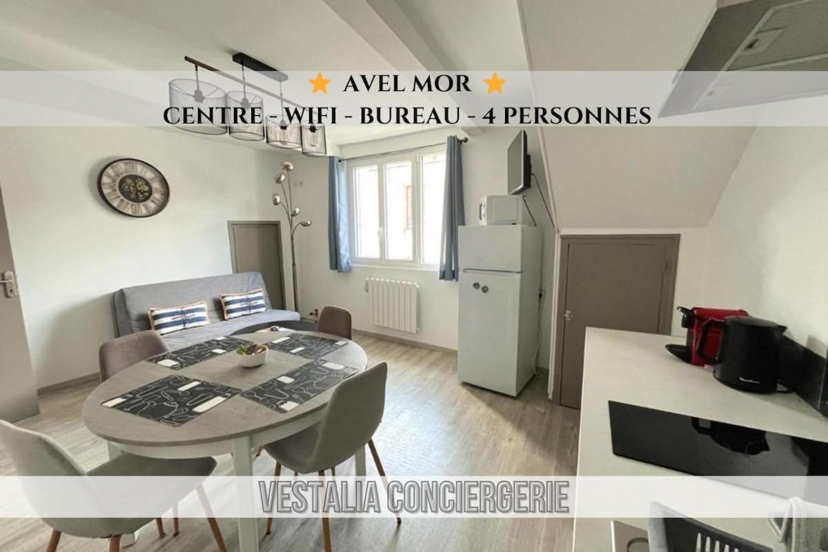 -Avel Mor- T2 2Eme Etage Centre Wifi Apartman Pont-Aven Kültér fotó
